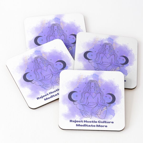 Item preview, Reject Hustle Culture - Meditate More designed and sold by T-WoodCreations.