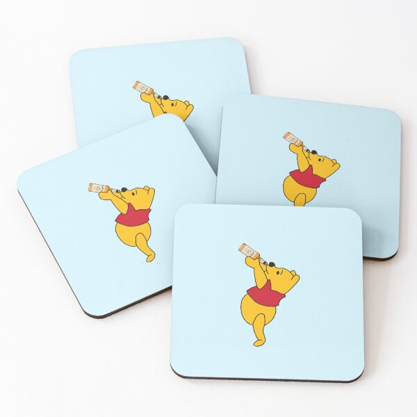 Item preview, Drinking Yellow Bear designed and sold by charsticky.