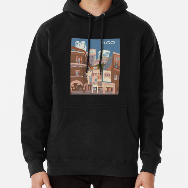 vigo galicia vintage Sudadera con capucha