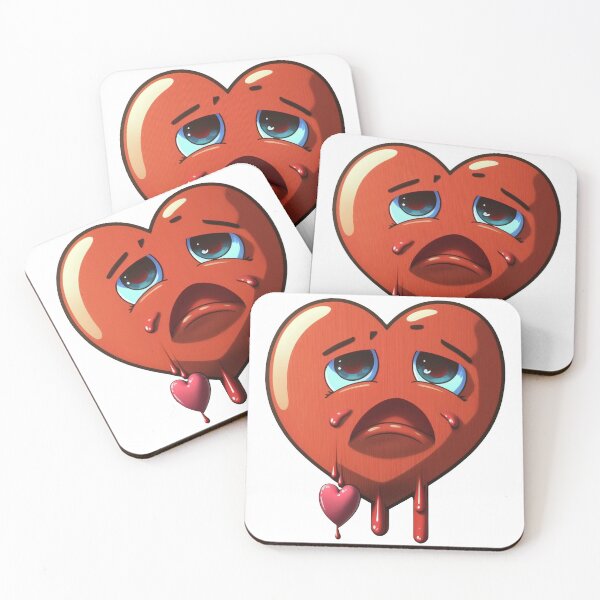 Item preview, A Sad Red Heart Crying in Pain designed and sold by Melcu.