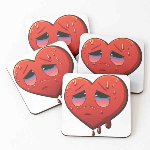 Item preview, A Sad Red Heart Crying in Pain designed and sold by Melcu.