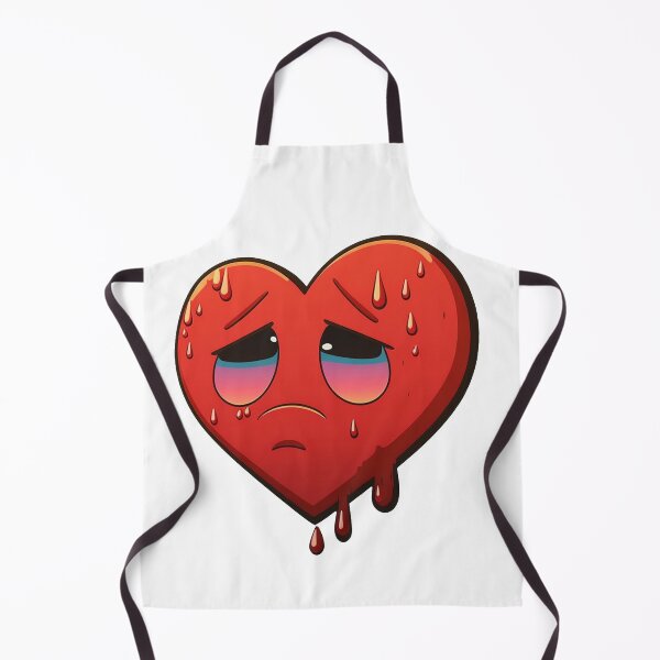 Item preview, A Sad Red Heart Crying in Pain designed and sold by Melcu.