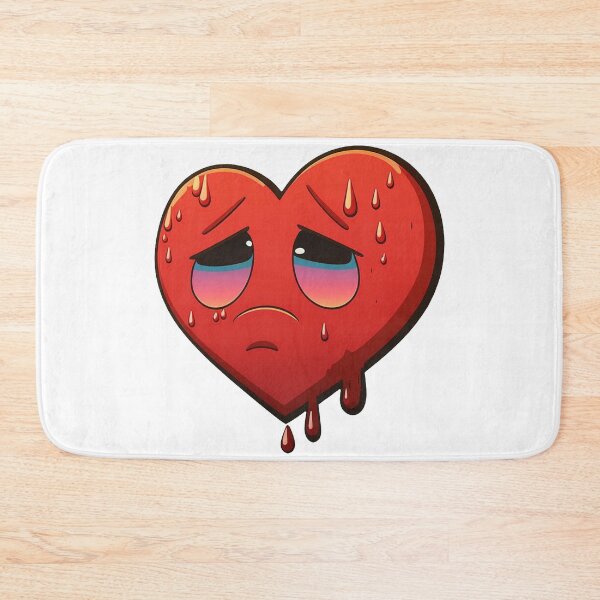 Item preview, A Sad Red Heart Crying in Pain designed and sold by Melcu.