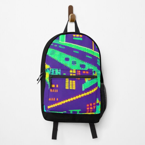 Item preview, 8-bit style cityscape neon designed and sold by PixelDripped.