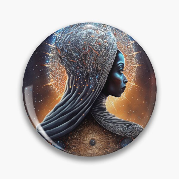 Item preview, Afrofuturistic Queen of Light Nr. 17 designed and sold by thesupremewiz.