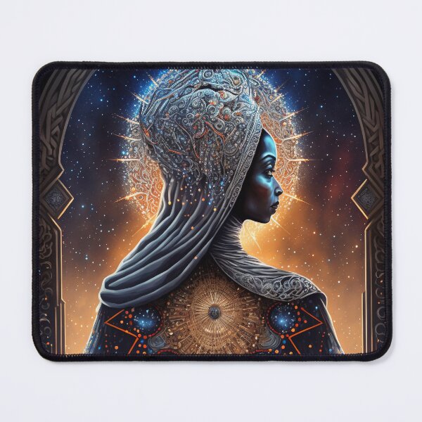 Item preview, Afrofuturistic Queen of Light Nr. 17 designed and sold by thesupremewiz.