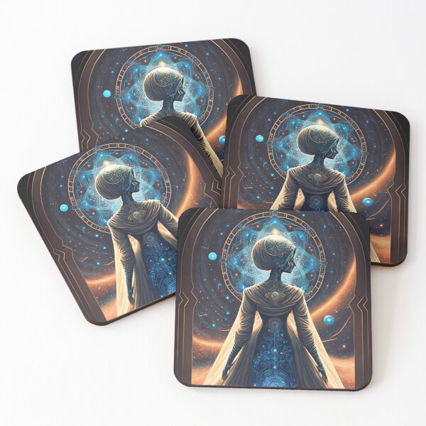 Item preview, Afrofuturistic Queen of Light Nr. 18 designed and sold by thesupremewiz.