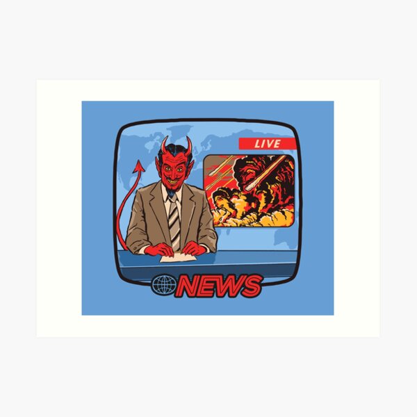 Breaking News Art Print