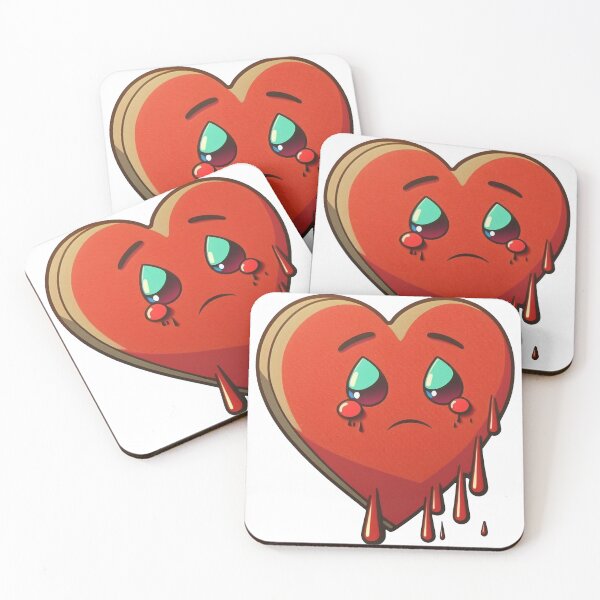 Item preview, A Sad Red Heart Crying in Pain designed and sold by Melcu.