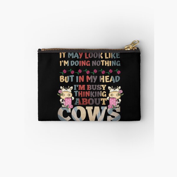 Item preview, Vintage Faded version of Just busy thinking about cows designed and sold by FarmsteadAcers.