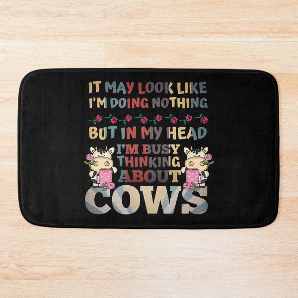 Item preview, Vintage Faded version of Just busy thinking about cows designed and sold by FarmsteadAcers.