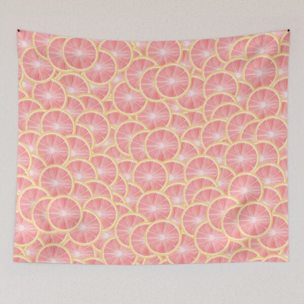 Item preview,  All Over Pink Grapefruit Citrus Slice Pattern designed and sold by Deborah Camp.