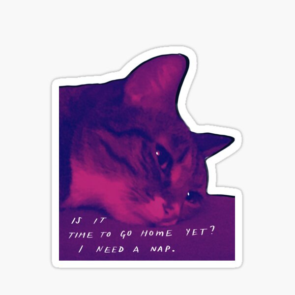 Thanks, I Hate It Funny Cat Sticker Cat Stickers Depressing