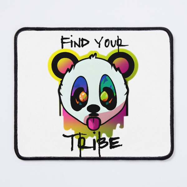 Item preview, Find Your Tribe Panda Sticker designed and sold by csdesignco.