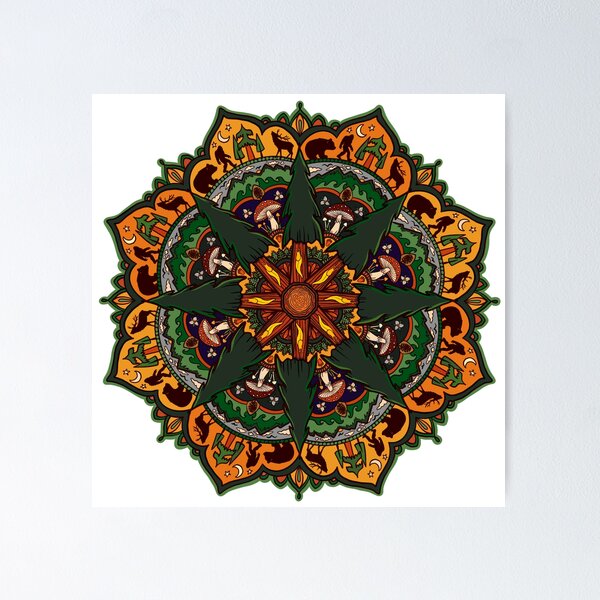Item preview, Redwood Mandala designed and sold by CattGDesigns.