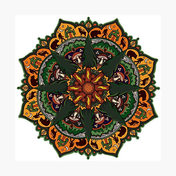 Item preview, Redwood Mandala designed and sold by CattGDesigns.
