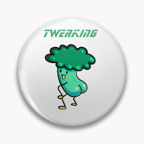 Item preview, broccoli twerking designed and sold by Fannycat1.