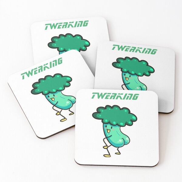 Item preview, broccoli twerking designed and sold by Fannycat1.