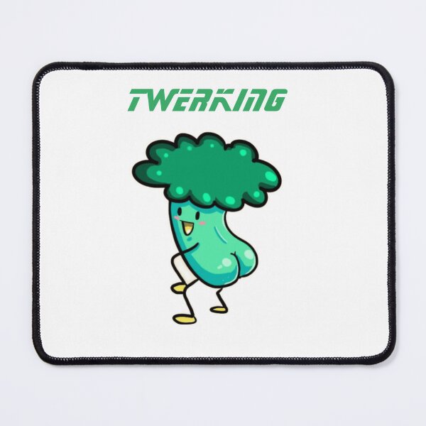 Item preview, broccoli twerking designed and sold by Fannycat1.