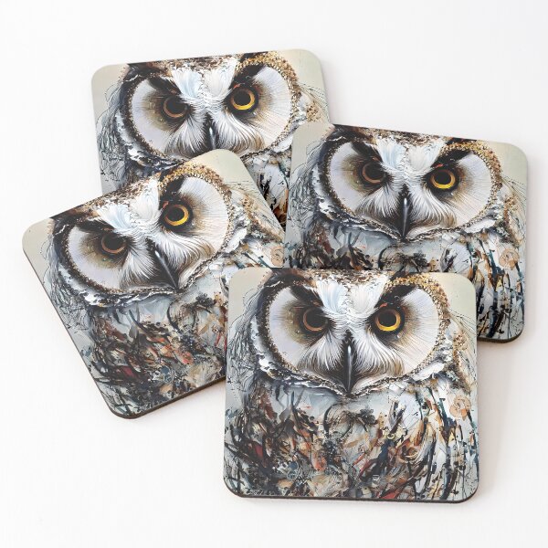 Item preview, Portrait of owl designed and sold by bogfl.