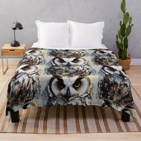Item preview, Portrait of owl designed and sold by bogfl.