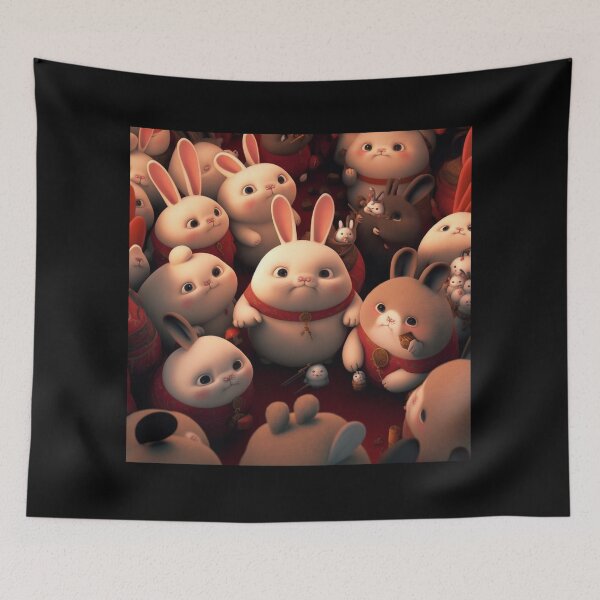 Item preview, Chinese New Year: t-shirts with rabbit designs designed and sold by BeerBot.