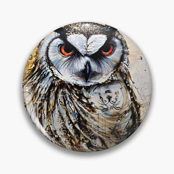 Item preview, Sketch of great owl designed and sold by bogfl.