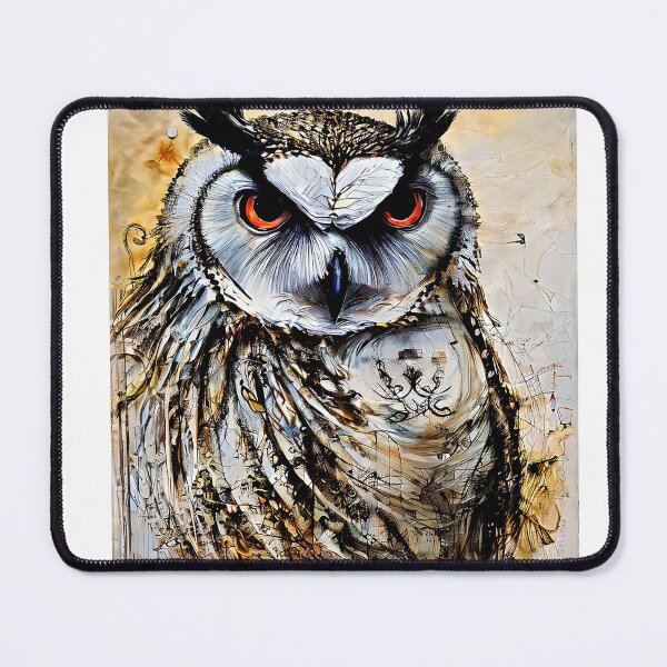 Item preview, Sketch of great owl designed and sold by bogfl.