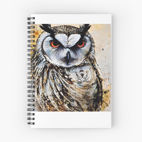 Item preview, Sketch of great owl designed and sold by bogfl.