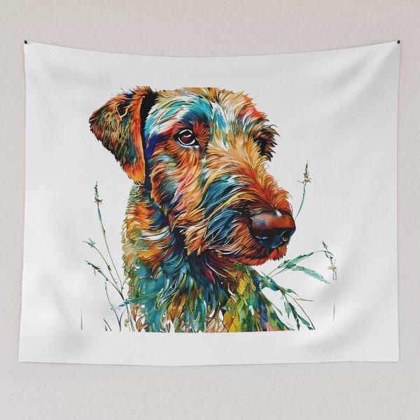 Item preview, Colorful Terrier Doggy Cute Painting Dog Lovers designed and sold by kubix81.