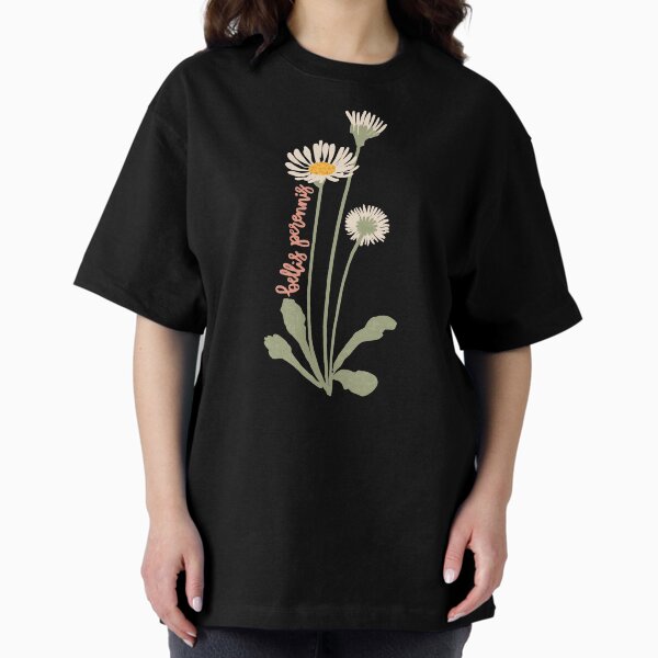 Item preview, Daisy Flower Illustration With Latin Name Bellis Perennis designed and sold by MissCassieBee.