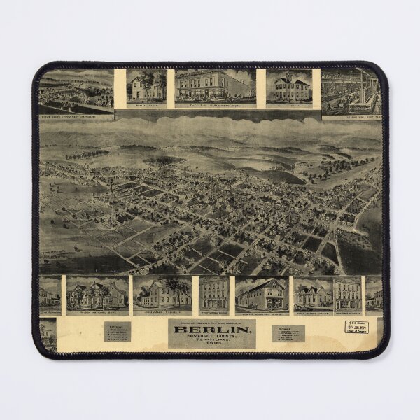 Item preview, Berlin, Pennsylvania (1905) designed and sold by allhistory.