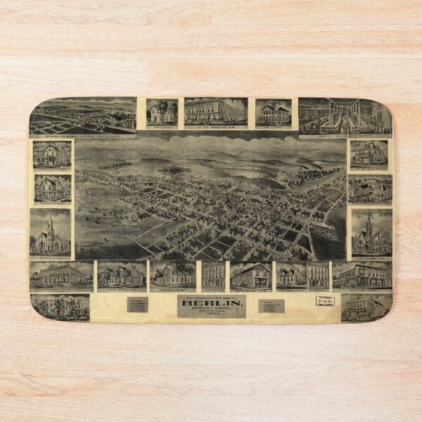 Item preview, Berlin, Pennsylvania (1905) designed and sold by allhistory.