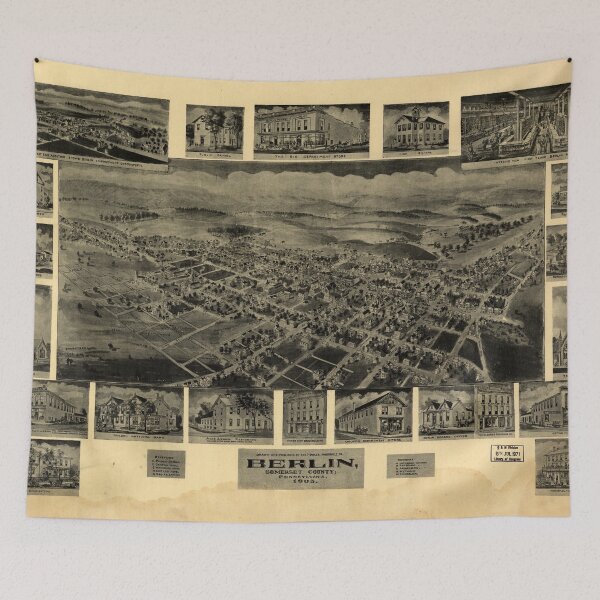 Item preview, Berlin, Pennsylvania (1905) designed and sold by allhistory.