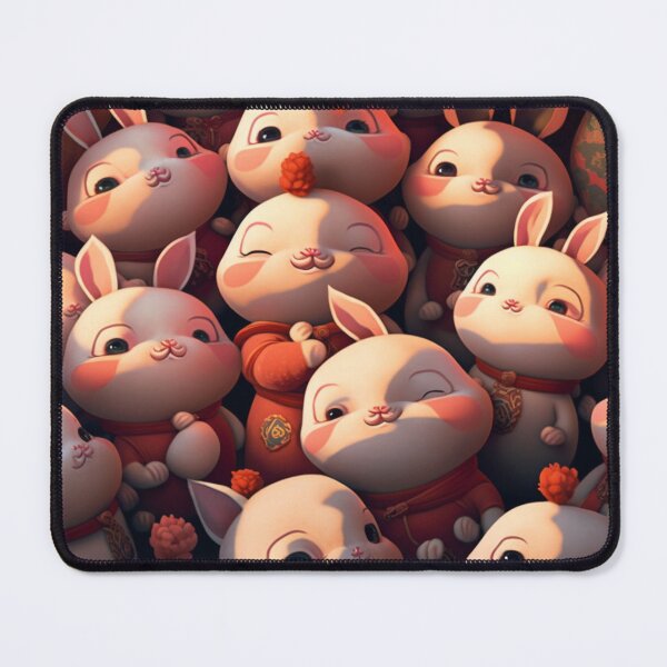 Item preview, T-shirts with happy rabbit designs for Chinese New Year designed and sold by BeerBot.