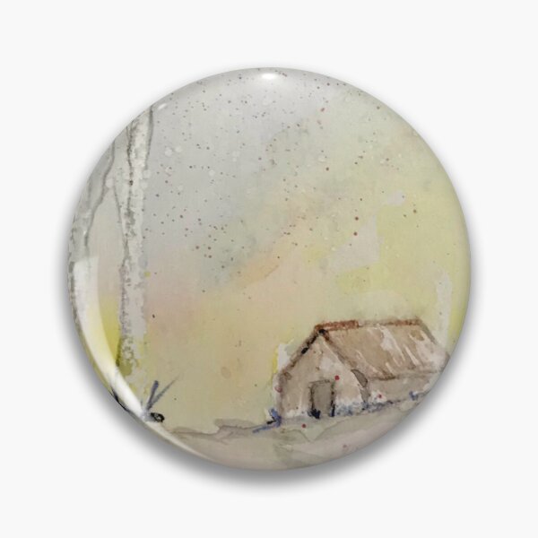 Item preview, Soft winter sunlight over landscape.  designed and sold by watercolorsLiz.
