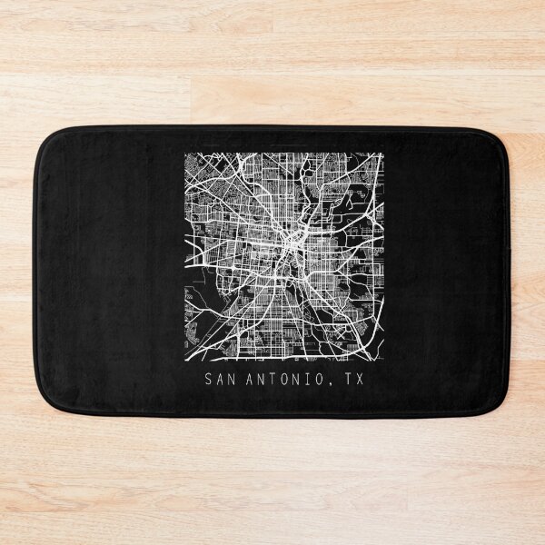 Item preview, San Antonio Texas TX city map black and white designed and sold by gifts-ideas.