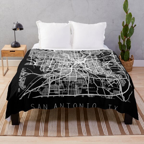 Item preview, San Antonio Texas TX city map black and white designed and sold by gifts-ideas.