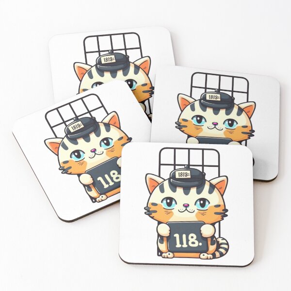 Item preview, Cat Prisoner - Al-CAT-Raz designed and sold by Mooostickers.