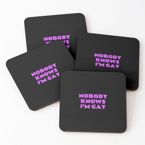 Item preview, Funny Gay Phrases,  pride LGBT - Nobody knows Im gay designed and sold by Inspirationmotivation.
