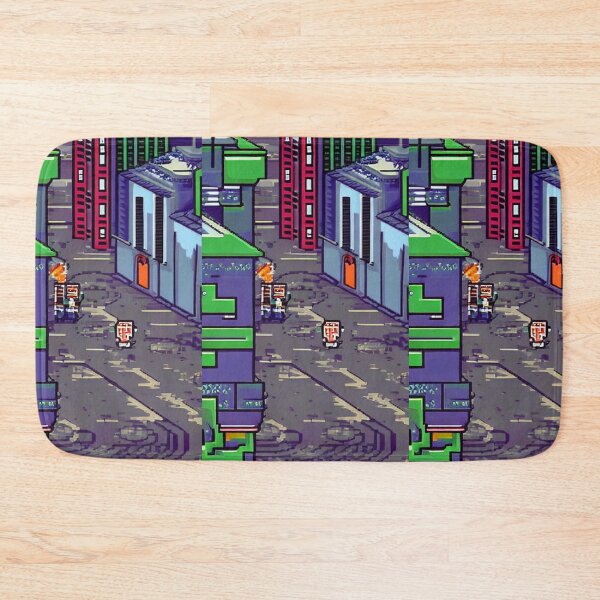 Item preview, 8-bit style cityscape designed and sold by PixelDripped.