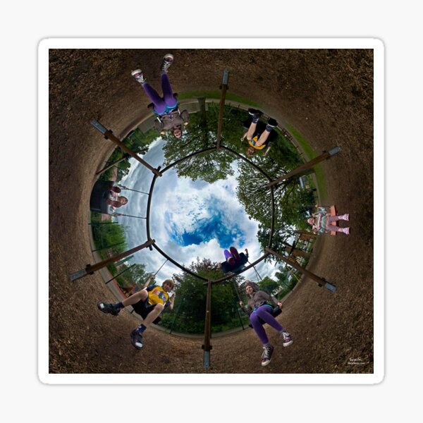 6 Seater Swing - Sky In Sticker