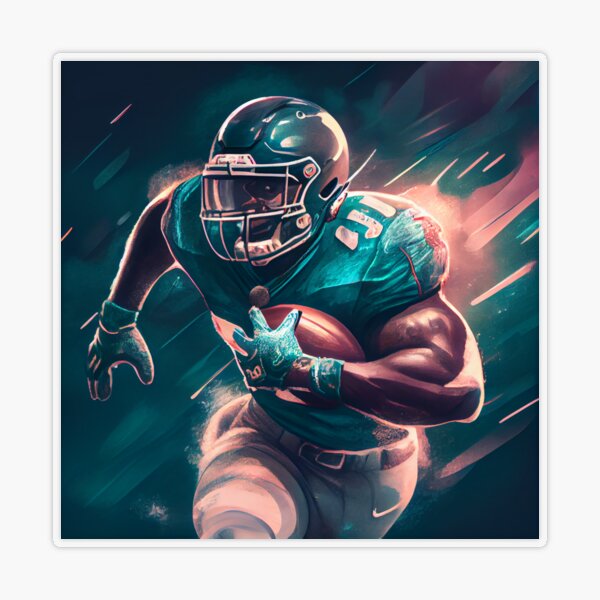 Game Changer: Sprinting to the Endzone Football Player Poster for Sale by  LukeAiWalker