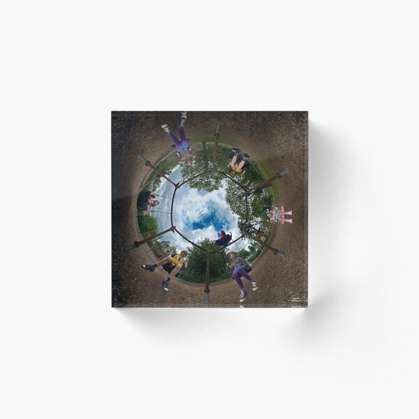 6 Seater Swing - Sky In Acrylic Block