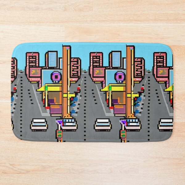 Item preview, 8-bit style cityscape designed and sold by PixelDripped.