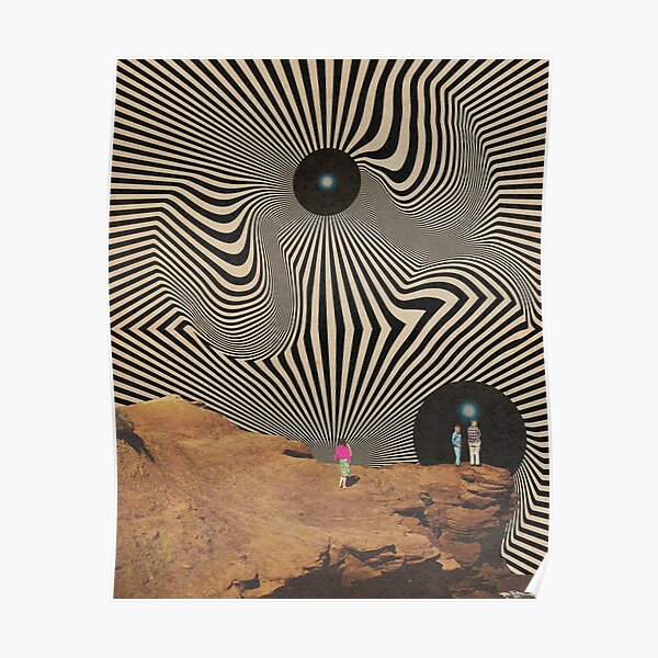 Desert Lights Poster