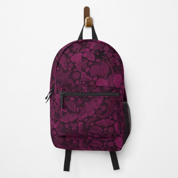 Item preview, Black and pink floral Surface Pattern designed and sold by whatIsTheCase.