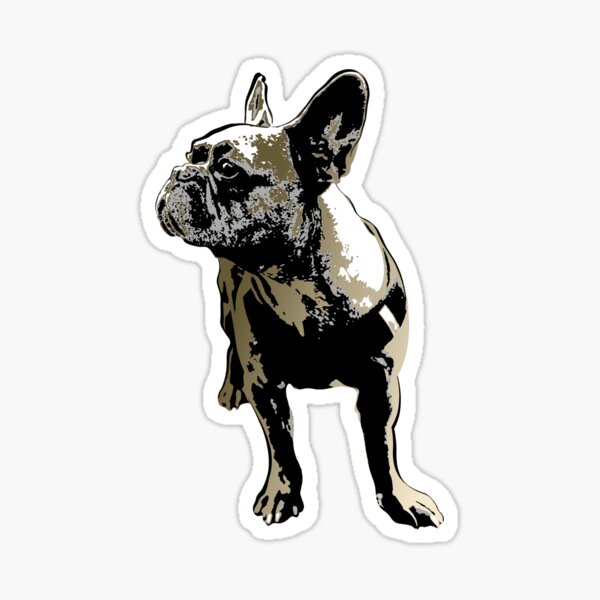 French Bulldog - Stencil  Sticker