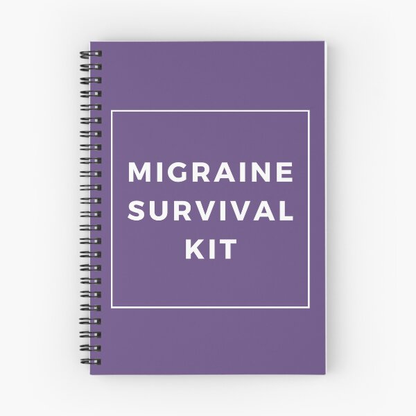 Item preview, Migraine Survival Kit Funny Migraine Designs Purple Violet Lavender  designed and sold by InterpreTees.
