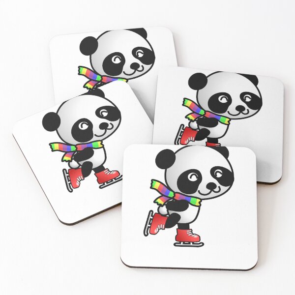 Item preview, skating panda designed and sold by Gokuxtreme.